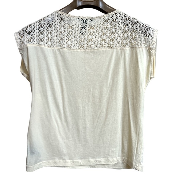 Lauren Ralph Lauren Women’s Light Yellow Sleeveless Lace Size PL - Picture 2 of 9